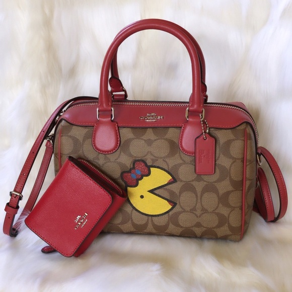 Coach Handbags - 💃COACH SET PACMAN MINI BENNETT SATCHEL AND WALLET